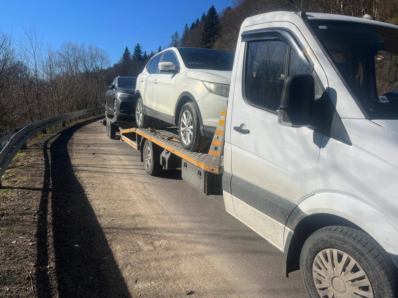 Лафет у дорозі